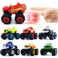 Flintry Spielzeug-Monstertruck 6-teiliges Monstertruck-Set,Spielzeug für Kleinkinder,LKW-Spielzeug, (6-tlg), Schiebe- und Ziehspielzeugautos für Kinder ab 4 Jahren