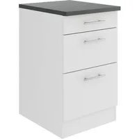 OPTIFIT Unterschrank Bella Breite 50 cm, 2 Auszüge, 1 Schubkasten