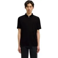 SELECTED HOMME Poloshirt SLMFAVE ZIP SS (1-tlg) aus Baumwollmix