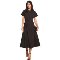LIPSY Midikleid Lipsy Midikleid mit seitlichem Knoten, Kurzgröße (1-tlg)