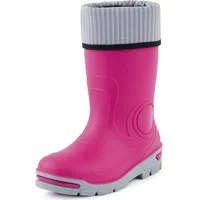Ladeheid Kinder Mädchen Jungen Gummistiefel Regenschuhe mit Warme Socke LARB013 Gummistiefel