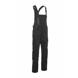 KÜBLER ICONIQ PRO Latzhose - Normalgröße schwarz/mittelgrau 46N - 3145 5380-9995-46N