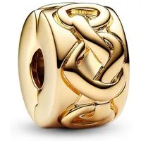 Pandora Charm-Einhänger Clip-Charm Liebesknoten, Moments, IP Gold von PANDORA
