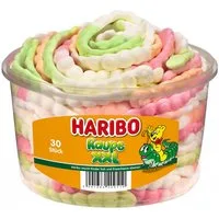 HARIBO Süßigkeit, Haribo Raupe XXL extralange fruchtige Raupen aus Schaumzucker 960g
