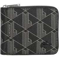 Lacoste Geldbörse The Blend - Geldbörse 3cc 11 cm RFID (monogram noir gris)