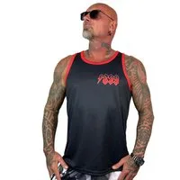 YAKUZA Muskelshirt Rockstarz aus hochwertigem Mesh-Stoff