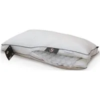 Stendebach Nackenstützkissen S-Loft Spring, Allergiker geeignet (Hausstauballergiker), Füllung: 100% Polyester, Taschenfederkern, Bezug: Baumwolle, Seitenschläfer, Bauchschläfer, Rückenschläfer, unterschiedlich dicke Kissen-Lagen