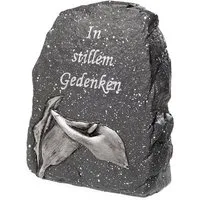 Annastore Gartenfigur Besinnliche Grabdeko zur Erinnerung - Grabschmuck, (Grabfigur, Friedhof Deko), frostfest und witterungsbeständig