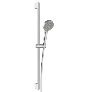 VitrA Base Round Handbrause-Set mit Wandstange und Abgang G 1/2" Chrom,A45908EXP A45908EXP