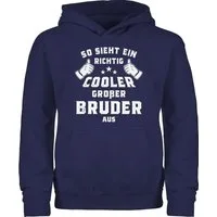 Shirtracer Hoodie So sieht ein richtig cooler großer Bruder aus Großer Bruder
