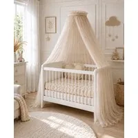 Baby Fancyroom Betthimmel Betthimmel aus 12 Meter Tüll aus 1. Klasse für Kinderbett Gitterbett, Himmel für Babybett Kinderbett