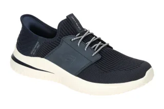 Skechers 210650 NVY DELSON 3.0 - LAVELL Herren Slipper blau navy rutschfest &...
