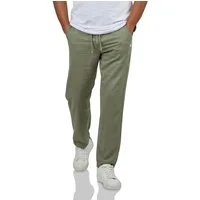 DENIMFY Chinohose Herren Freizeithose DFDylan Regular Fit Leinenhose mit Zugbandverschluss