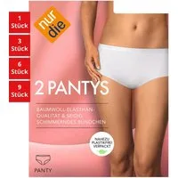 Nur Die Panty Basic Damen (1er/3er/6er/9er Pack, 2-St) Panty unter-hose unter-wäsche