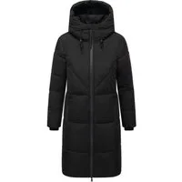 Navahoo Steppmantel Kältekuschel XIV Warmer Damen Wintermantel mit Fleece-gefüttertem Kragen