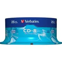 CD-R 700 MB, CD-Rohlinge 52fach, 25 Stück, Extra Protection