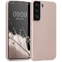 kwmobile Handyhülle Handyhülle für Samsung Galaxy S22 Hülle, Silikon Case metallisch schimmernd - Schutzhülle Cover