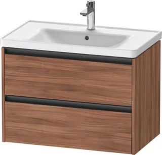 Duravit Ketho.2 Waschtischunterbau wandhängend Nussbaum Matt 784x455x549 mm - K25283079790000 K25283079790000
