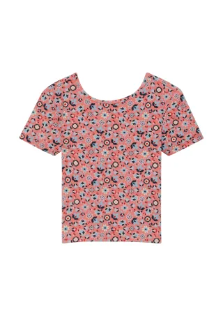 s.Oliver - T-Shirt pink/mehrfarbig - Gr. - 110
