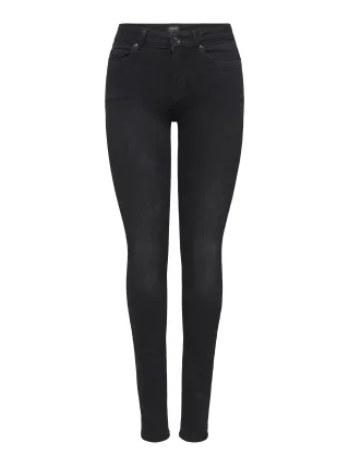 ONLY - ONLBLUSH MID SK DNM REA1099 NOOS Black Denim - Gr. - XS/30