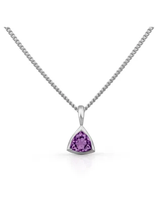 Orolino Halskette 585 Gold mit echtem Amethyst 42/45cm lang