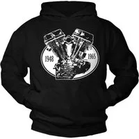 MAKAYA Kapuzenpullover Herren Motorrad Bekleidung Männer Pullover mit Kapuze Sweatshirt Biker