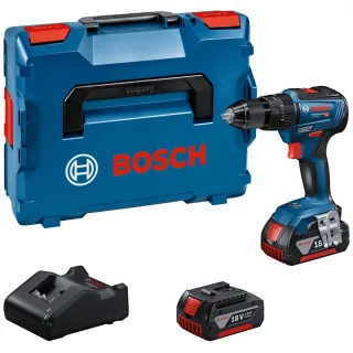 Bosch Akku-Schlagbohrschrauber GSB 18V-55, 2 x Akku GBA 18V 3.0Ah, L-BOXX - 0615990M0E