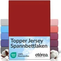 etérea Himmlische Qualität Spannbettlaken etérea Comfort Jersey Topper Spannbettlaken, Jersey, Gummizug: rundum, (1 Stück)