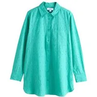 Next Hemdbluse Hemd mit Lochstickerei (1-tlg)