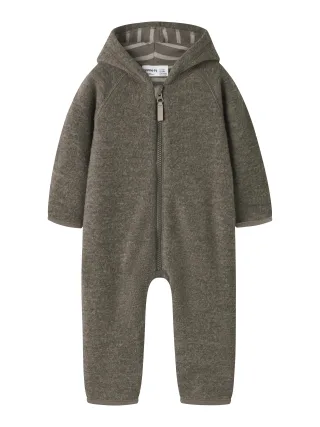 NAME IT - NBFWMINO WOOL BRU SUIT W/LINING Morel - Gr. - 86