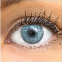 GLAMLENS Monatslinsen Sehr stark deckende und natürliche blaue Linsen "Catania Ice Blue"