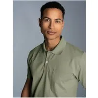 Trigema Poloshirt TRIGEMA Polohemd mit Brusttasche (1-tlg)