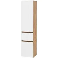 welltime Seitenschrank Kaunas 40 cm breit, mit Schubkasten, Soft-Close-Funktion