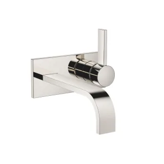 Dornbracht Waschtisch-Wand-Einhandbatterie mit Abdeckplatte MEM 36864782 Platin 36864782-08
