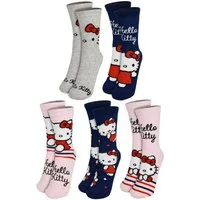 United Labels® Socken Hello Kitty Socken Sneaker Strümpfe (5er Pack) 38-43