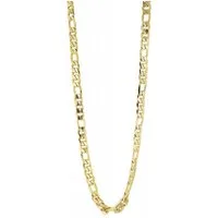 Adelia´s Kette ohne Anhänger Unisex Edelstahl Figarokette Halskette
