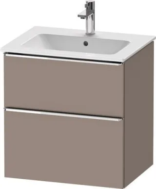 Duravit D-Neo Waschtischunterbau wandhängend Basalt Matt 610x462x625 mm - DE4361010430000 DE4361010430000