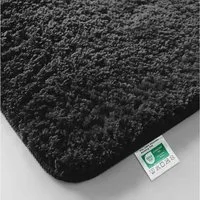 Kubus Badematte Karat Rechteckig, Badteppich, Extrem weicher & dichter Hochflor, Höhe 30 mm, rutschhemmende Latexbeschichtung, Polyester, Polyester, Waschmaschinenfest