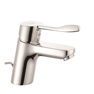 KLUDI PURE & EASY CARE Waschtisch-Einhandmischer 70 mit PUBLIC HEBEL 120 mm chrom 372840565