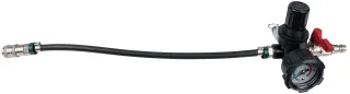 KS Tools Turbolader-Ladeluft-System Lufteinlass-Adapter mit Schlauch und Manometer, 450 mm - 460.2481