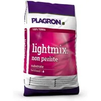 Plagron Pflanzerde Plagron Lightmix ohne Perlite Sack, mit Mineralisch vorgedüngt, 50 Liter