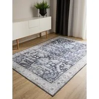 benuta Teppich George, rechteckig, Höhe: 5 mm, Vintage-Look, Kurzflor, Teppich Wohnzimmer, Schlafzimmer, Waschbar