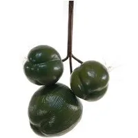 Kunstpflanze Deko Obst Kokosnüsse TIHANA, 3 Stück, grün, 30cm, Ø25cm Kokospalme, artplants, Höhe 30.0 cm