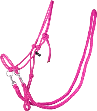 Knotenhalfter mit Zügeln