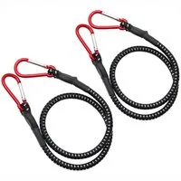 monzana Spanngurt Deuba (2-St) 2x Gepäckspanner 80 cm stabile Karabinerhaken witterungsbeständig