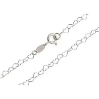 Silberkettenstore Silberkette Kinderkette Herzen klein - 925 Silber, Länge wählbar von 32-37cm