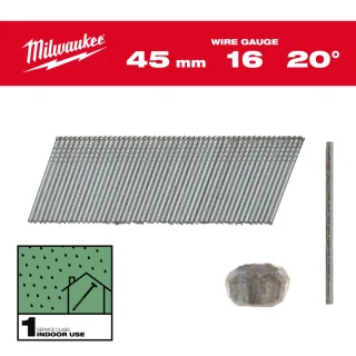Milwaukee Stift-Nägel 16G 20° SC1, verzinkt - 4932492584
