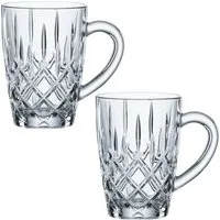 Nachtmann Glas Noblesse Teebecher, 2er-Set, Kristallglas