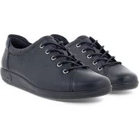 Ecco Soft 2.0 Tie (leichte und flexible Sohle) marineblau Damen Sneaker