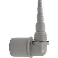 Airfit GmbH & Co. KG Ablaufrohr Schlauchnippel, 90° gewinkelt DN 32/40/50